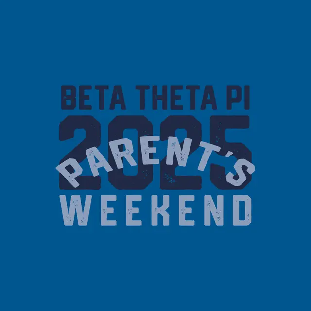 Beta Theta Pi Bold Number Parent's Weekend Hoodie