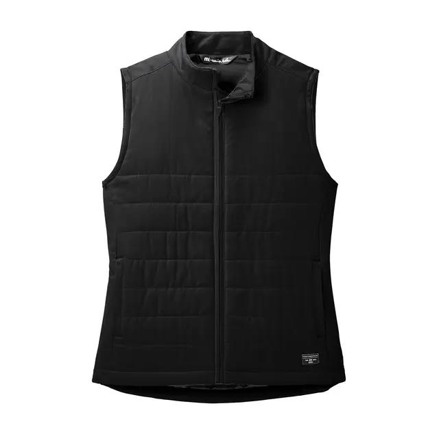 Travis Mathew Ladies Cold Bay Vest m1ld002 Black Front