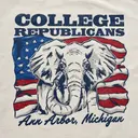 College Republicans Elephant Graphic PR Sweater