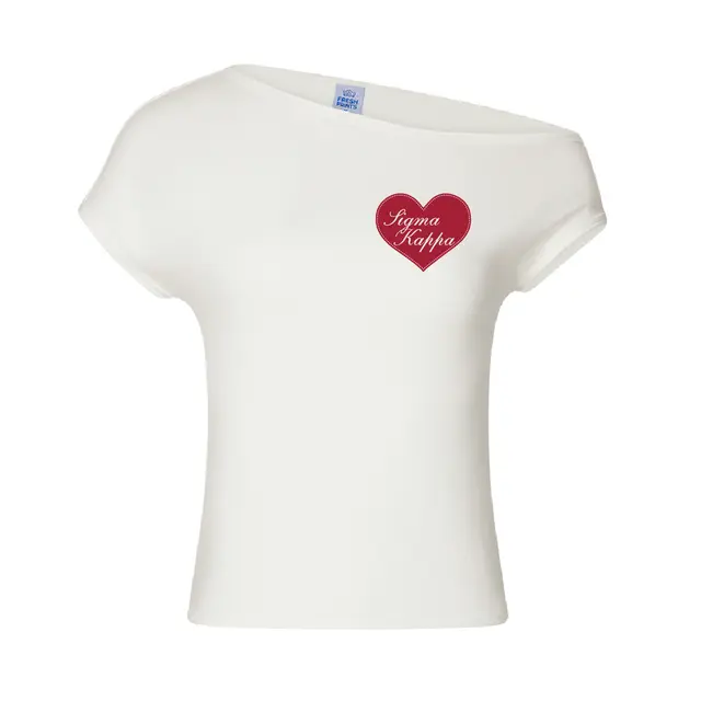 Sigma Kappa Heart Shape Lettering PR Shirt 2