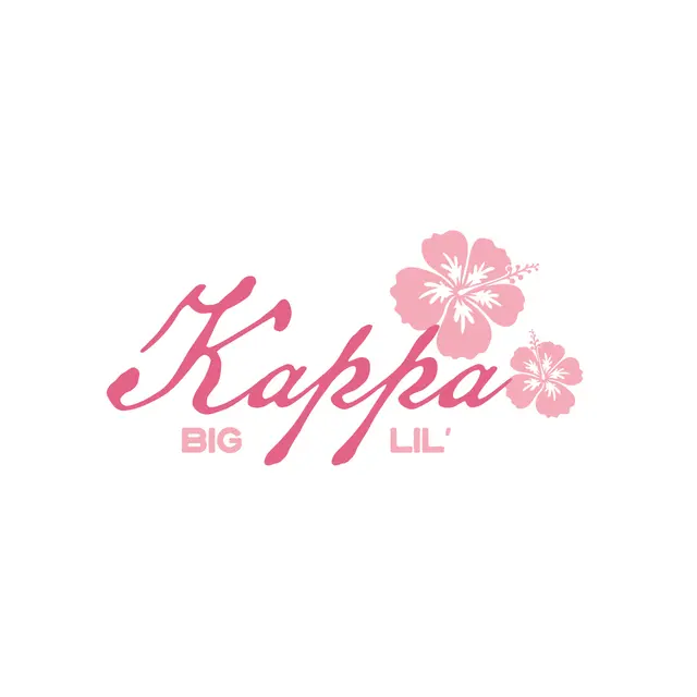 Kappa Kappa Gamma Flowing Script Hibiscus Big Little Reveal Sweater