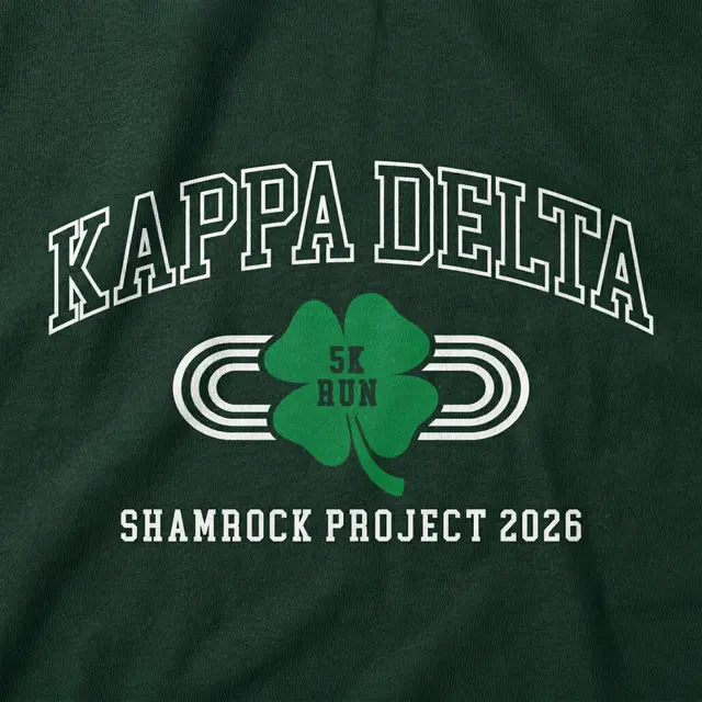 Kappa Delta Shamrock Graphic Philanthropy Sweater
