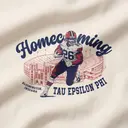 Tau Epsilon Phi Illustrated Football Player Homecoming Hoodie