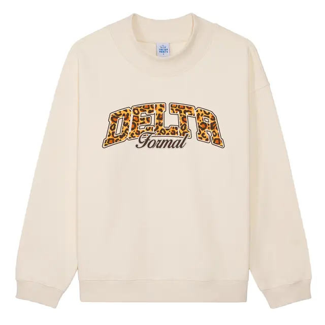 Delta Delta Delta Leopard Print Formal Sweater 2