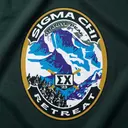 Sigma Chi Mountain Peak Patch Design for Tank for Fraternity PR
