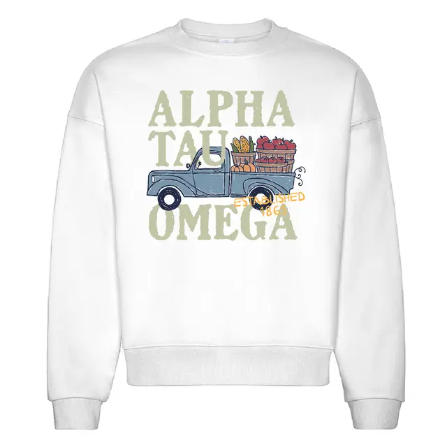 Alpha Tau Omega Vintage Truck PR Crewneck-2