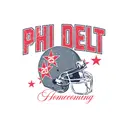 Phi Delta Theta Football Helmet Homecoming Crewneck