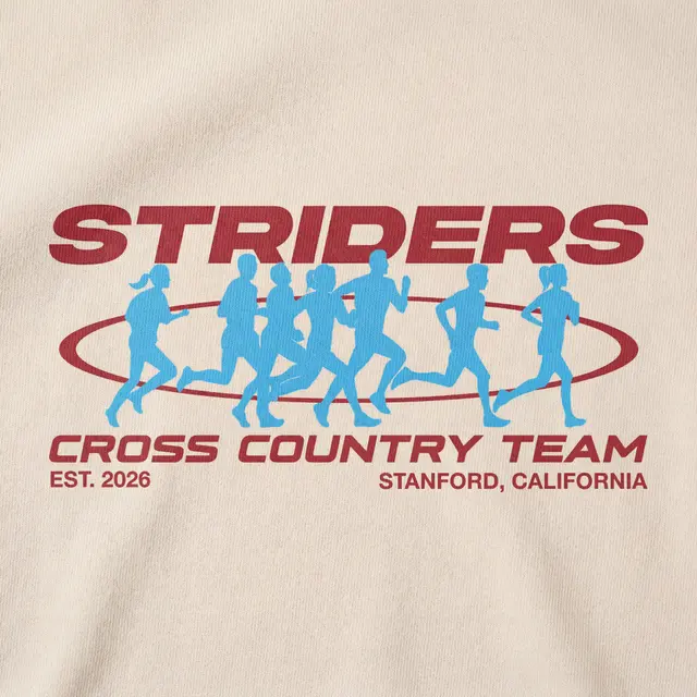 Cross Country Dynamic Runner Silhouettes PR Hoodie
