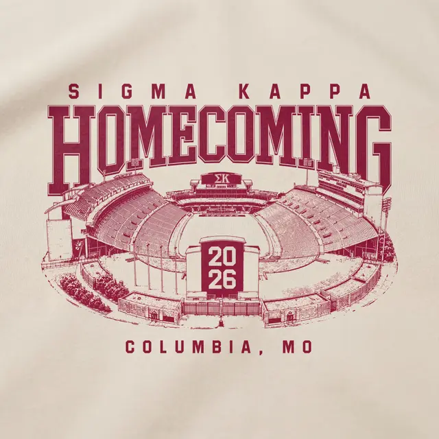 Sigma Kappa Stadium Graphic Homecoming Sweater