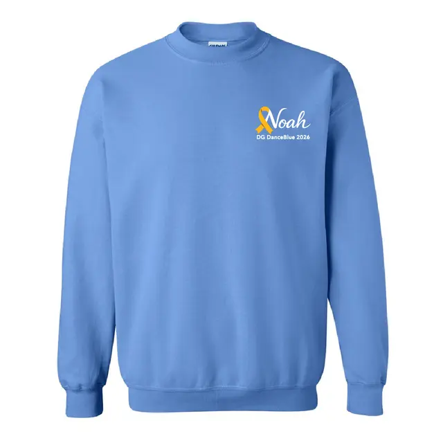 Delta Gamma Ribbon Accent Philanthropy Crewneck 2