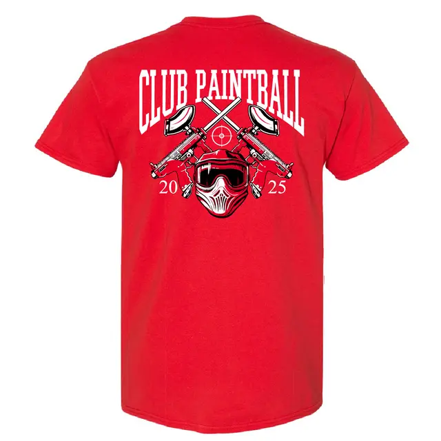 Paintball Club Mask and Guns PR Shirt 2