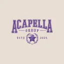 Acapella Group Classic Purple Lettering PR Shirt