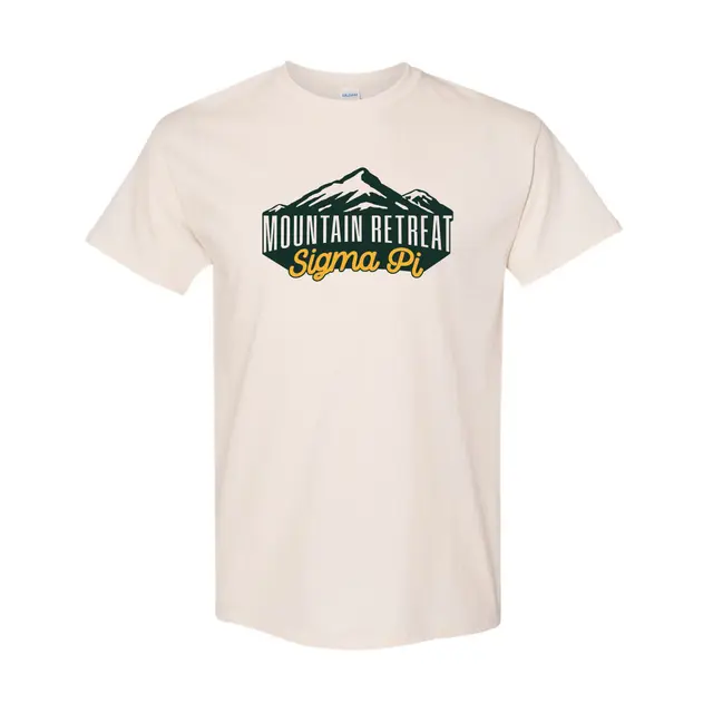 Sigma Pi Mountain Illustration Retreat Shirt 2