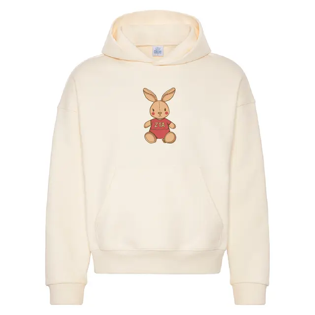 Zeta Tau Alpha Bunny Illustration PR Hoodie 2