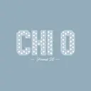 Chi Omega Polka Dot Text Formal Crewneck