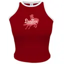 Delta Gamma Rope Text Riding Silhouette Recruitment Tank 2