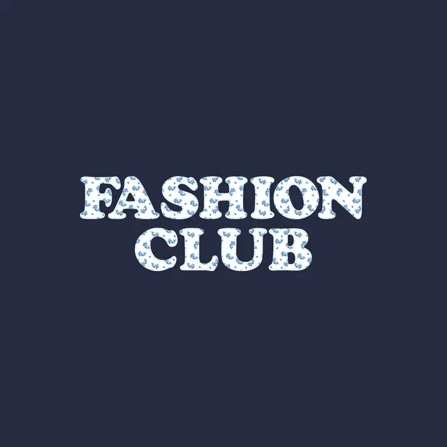 Fashion Club Floral Text PR Crewneck