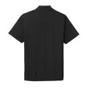 SPORTTEK  POSICHARGE  TRI-BLEND WICKING POLO Black Triad Solid Back