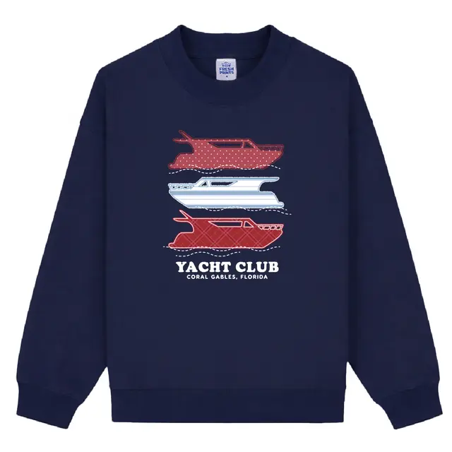 Yacht Club Nautical Boats PR Sweater 2