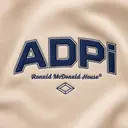 Alpha Delta Pi Block Lettering Philanthropy Shirt