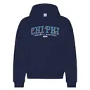 Chi Phi Plaid Football Parent's Weekend Hoodie 2