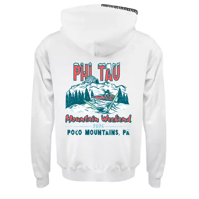Bold Ski Scene Mountain Weekend Hoodie 2