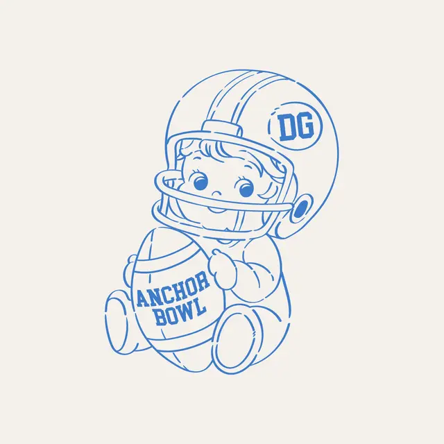 Delta Gamma Baby Football Anchor Bowl Philanthropy Shirt