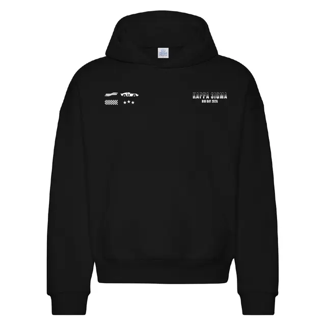 Kappa Sigma Race Car and Stripe Bid Day Hoodie 2