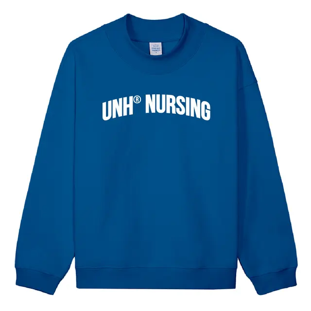 Curved Lettering UNH Nursing PR Sweater 2