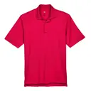 Customizable UltraClub Men's Cool & Dry Sport Polo 8405 Red Front