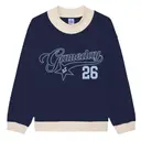 Delta Gamma Varsity Script and Numbers Game Day Sweater 2