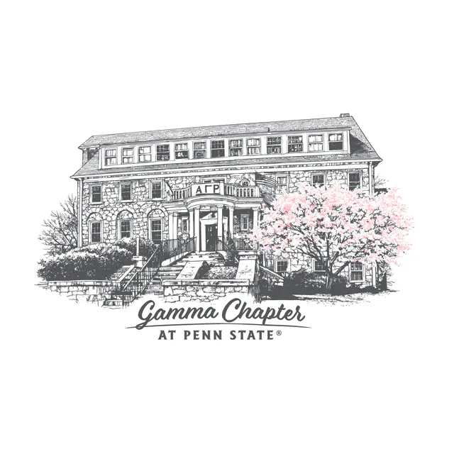 Alpha Gamma Rho Stonehouse Illustration PR Hoodie