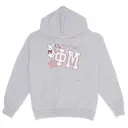 Phi Mu Paisley Letters and Bunny Bid Day Hoodie 2