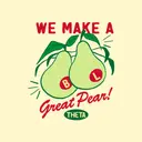 Kappa Alpha Theta Pear Illustration Big Little Reveal Tank