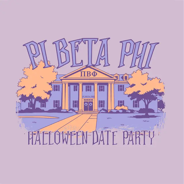 Pi Beta Phi Classic House Halloween Date Party Shirt