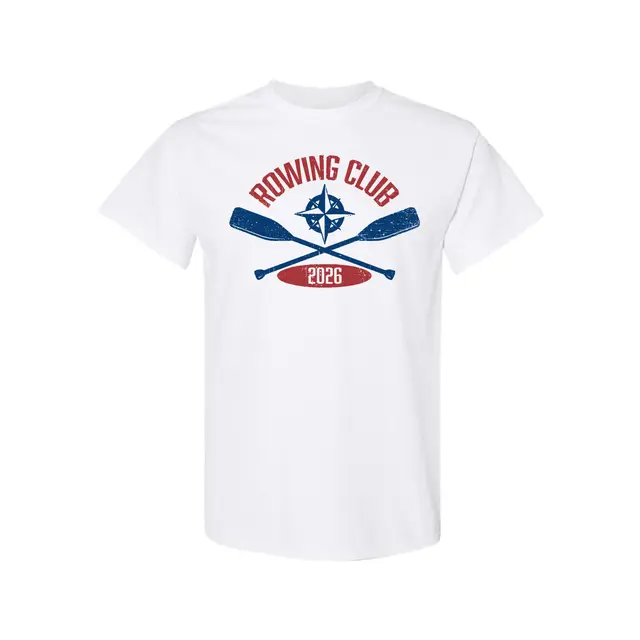 Rowing Club Crossed Oars Compass PR Shirt 2