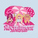 Alpha Omega Epsilon Beach Umbrella Rush Shirt