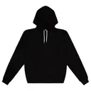 Los Angeles Apparel 50/50 Drop Shoulder PO Hoodie f98 Black Front