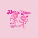 Dance Team Dancing Flower Text PR Shirt