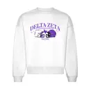 Delta Zeta Starry Football Helmets Homecoming Sweater 2