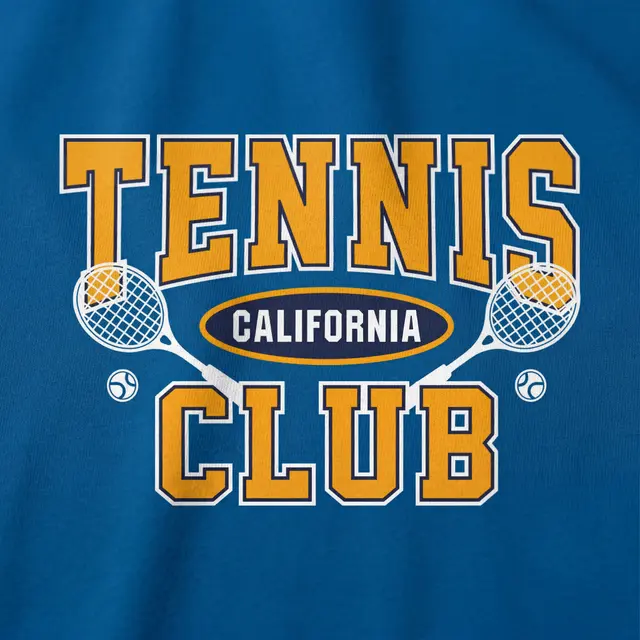 Tennis Club Racket Illustration PR Sweater