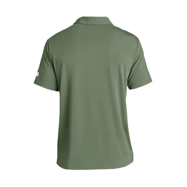 The North Face Canyon Crest Polo Bark Mist Green Back