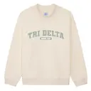 Delta Delta Delta Gingham Text Game Day Crewneck 2