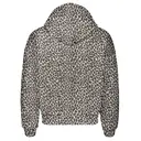 Fresh Prints FP109 Leopard Print Heavy weight Hoodie Mocha Back