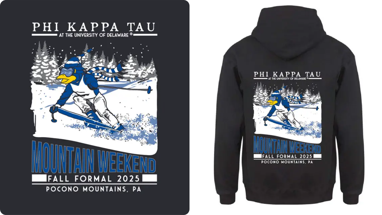 Phi Kappa Tau hoodie design