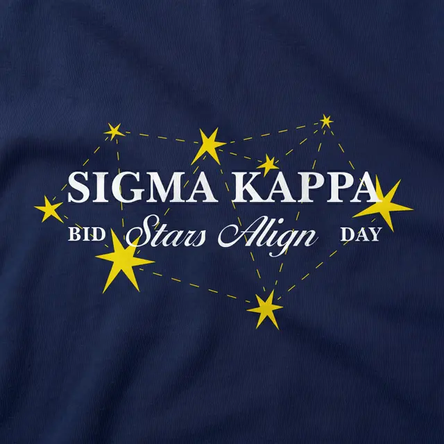 Sigma Kappa Star Constellation Bid Tanks