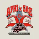 Alpha Phi Caps Graphic PR Hoodie