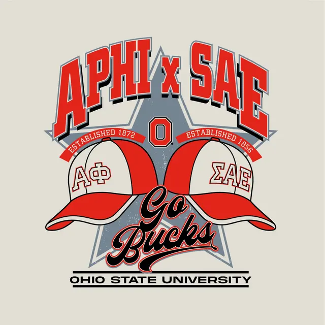 Alpha Phi Caps Graphic PR Hoodie