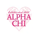 Alpha Chi Omega Heart Script PR Shirt