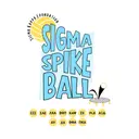 Sigma Kappa Bold Blue Spike Ball PR Shirt